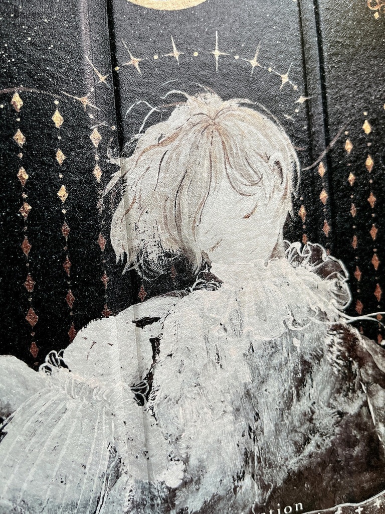 【Crescent Moon】手帳型iPadケース(片面印刷/カメラ穴あり)