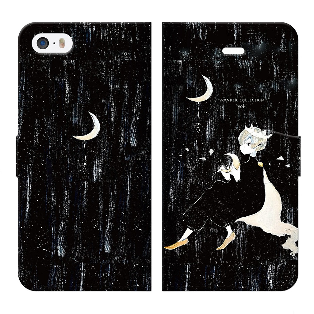 月黒王子 iPhoneケース手帳型