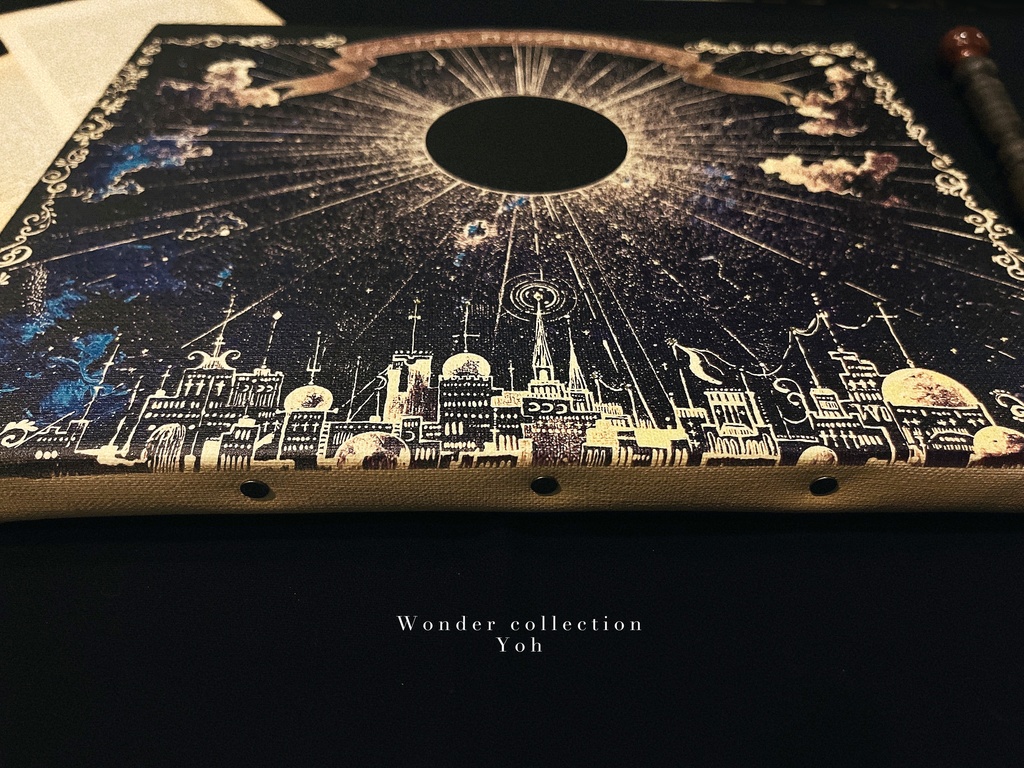 【-太陽を食す街-】複製キャンバス F3サイズ