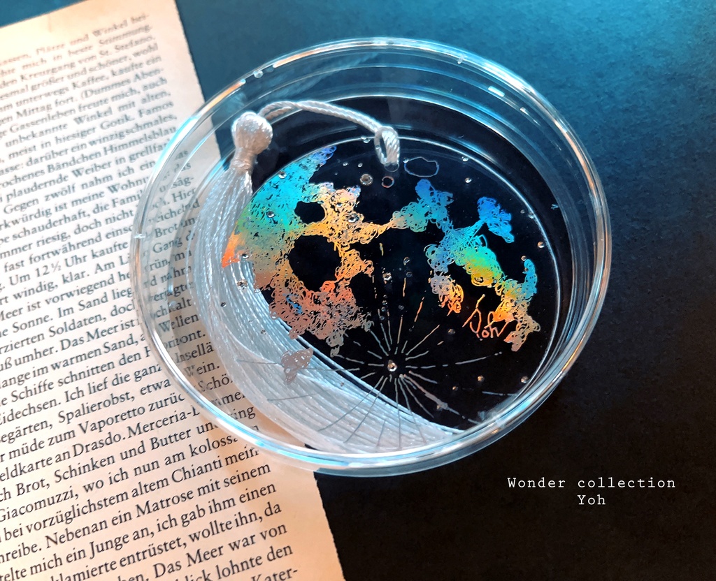 【箔押し】満月のオーロラBookmark🌕