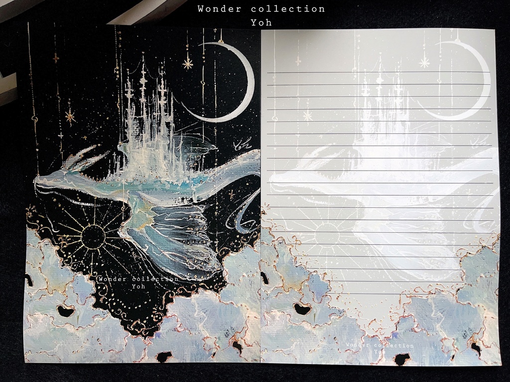 ♦︎レターセット♦︎-Dragon moon-