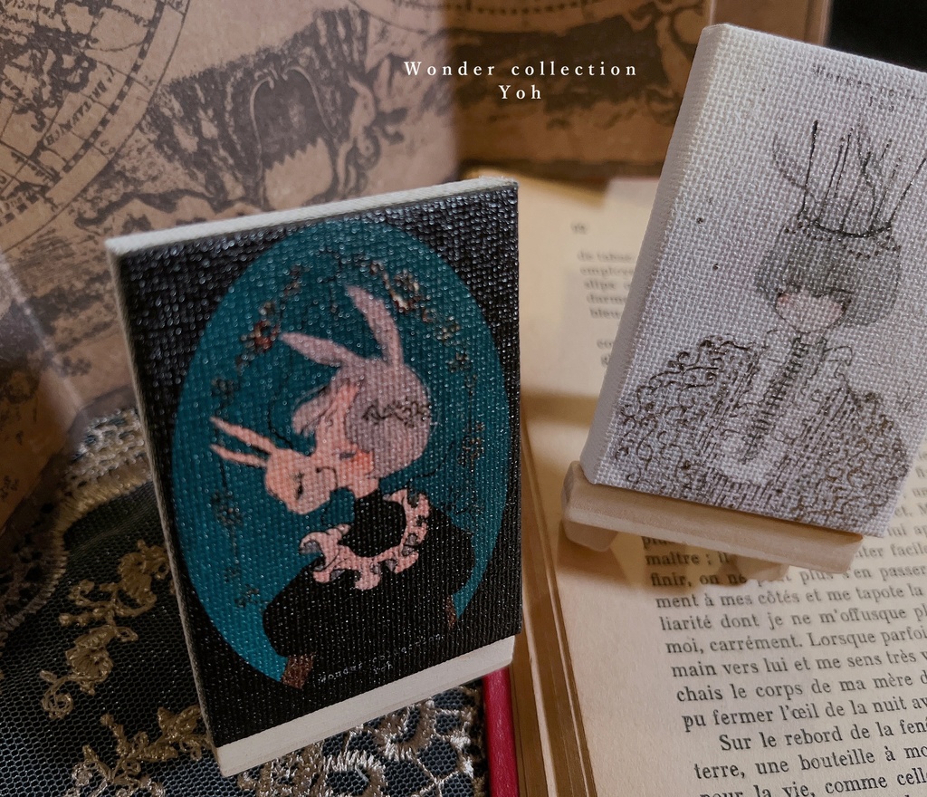 ♢複製ミニキャンバス(イーゼル付き)