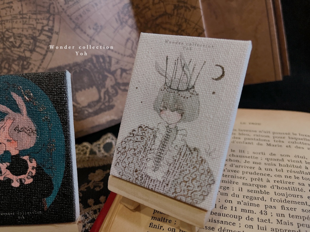 ♢複製ミニキャンバス(イーゼル付き)