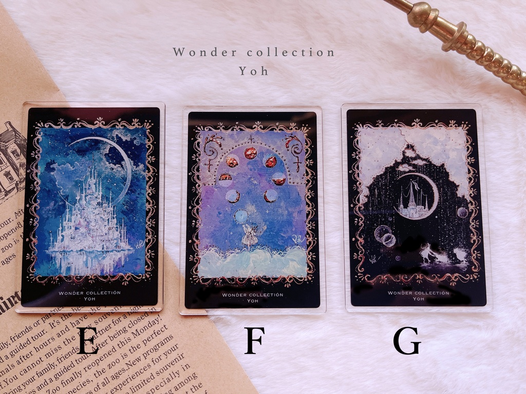 ♤【アクリルカードE/F/G】♤