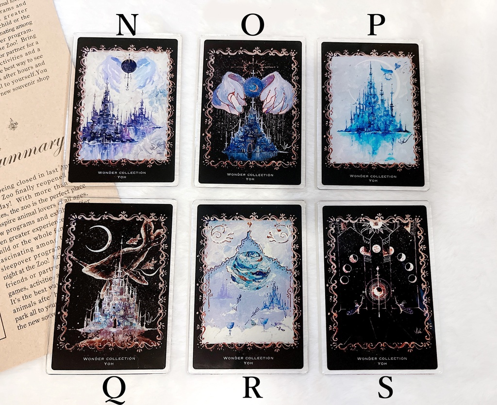 NEW♤【アクリルカード N /O/ P/ Q / R / S 】