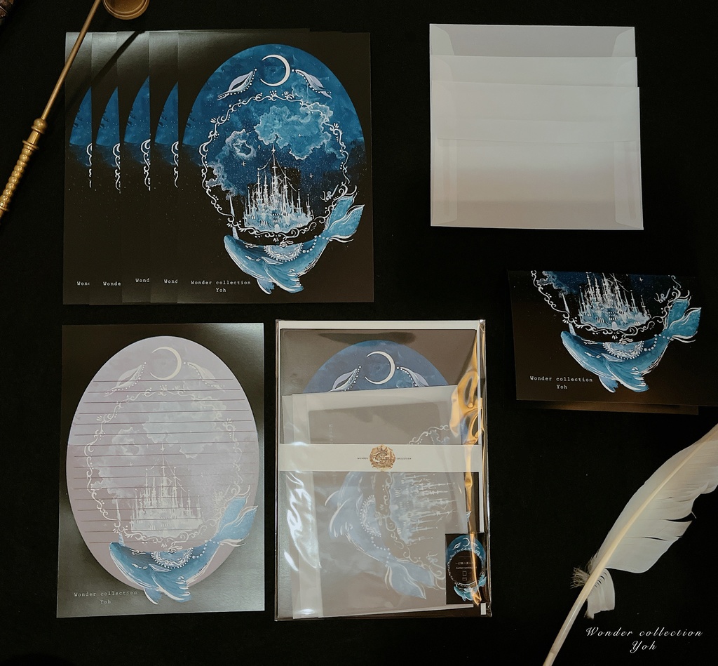 ♦︎レターセット♦︎-幻獣の護る夜-