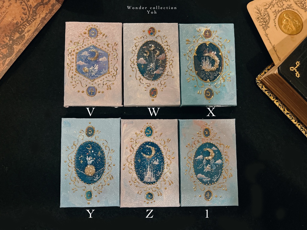 【原画】-縦長ミニキャンバス-