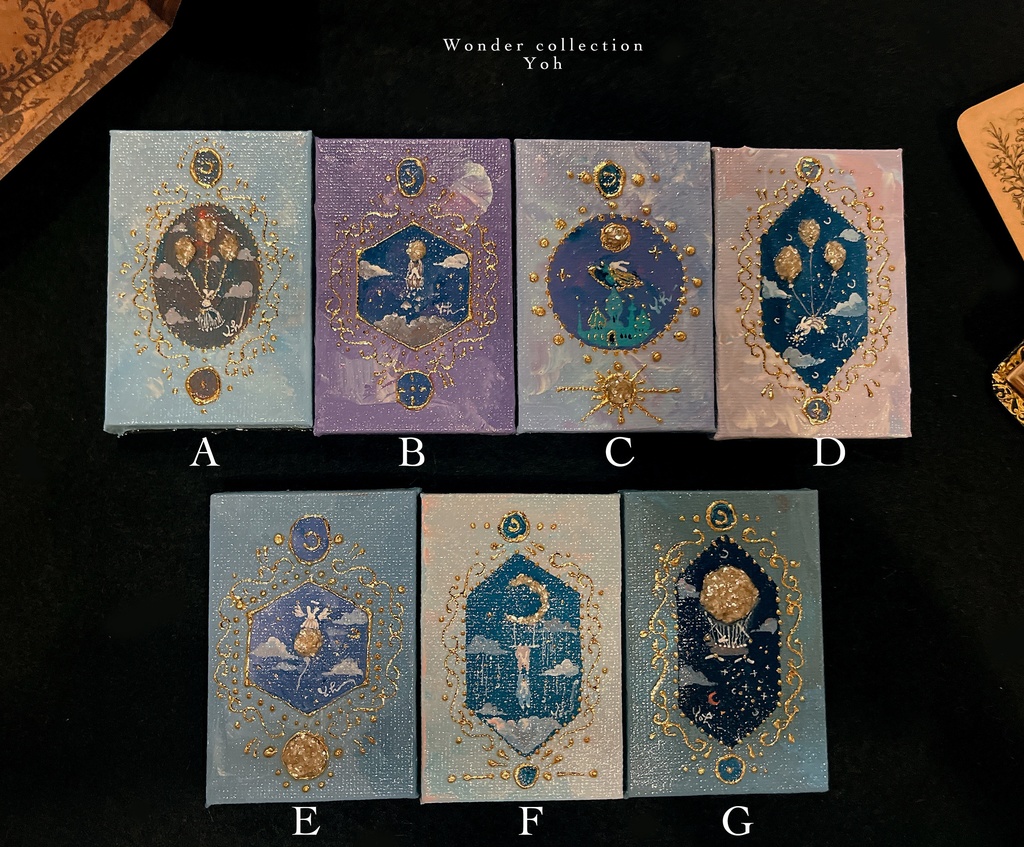 【原画】-縦長ミニキャンバス-