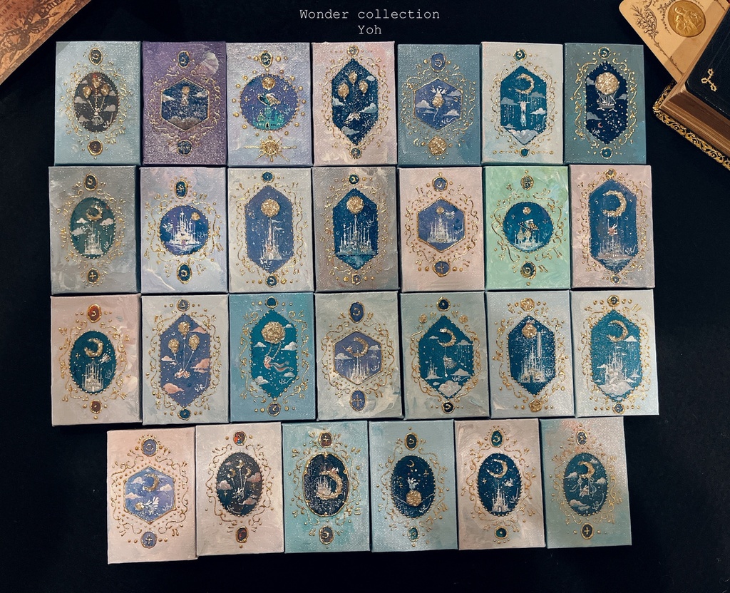 【原画】-縦長ミニキャンバス-