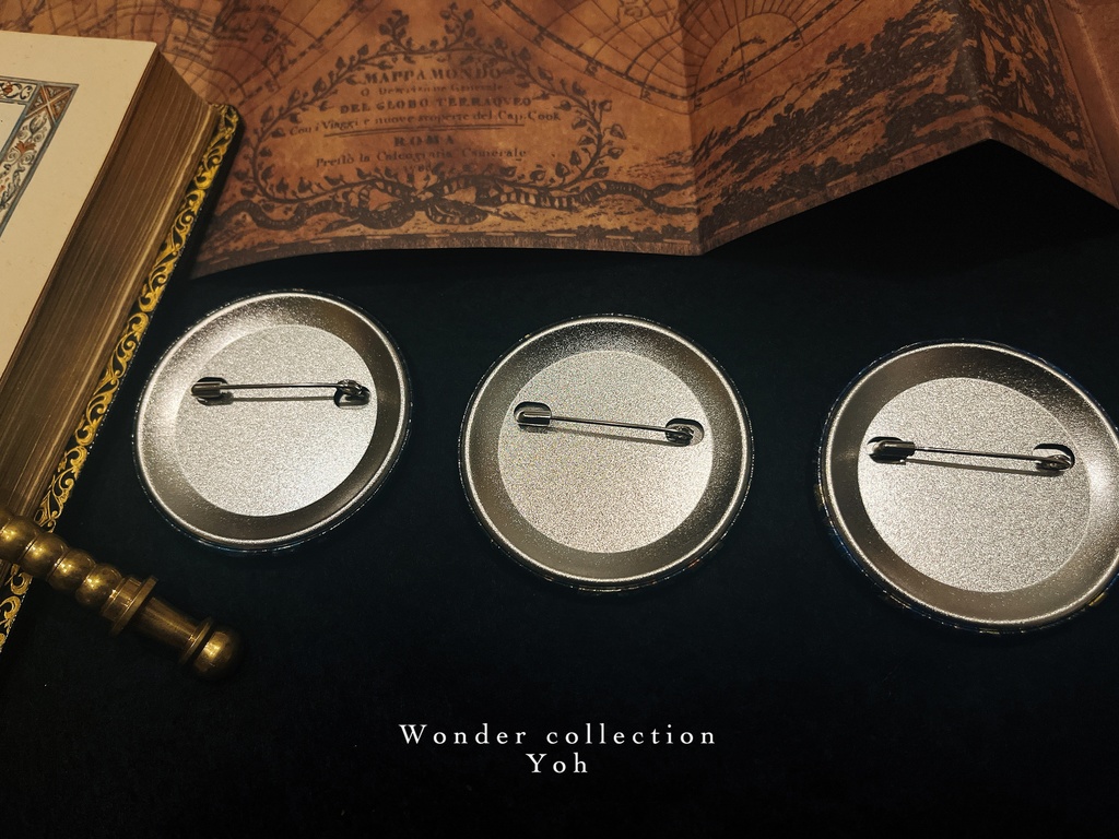 ⚜グリッター缶バッチ⚜ -Φ57mm-