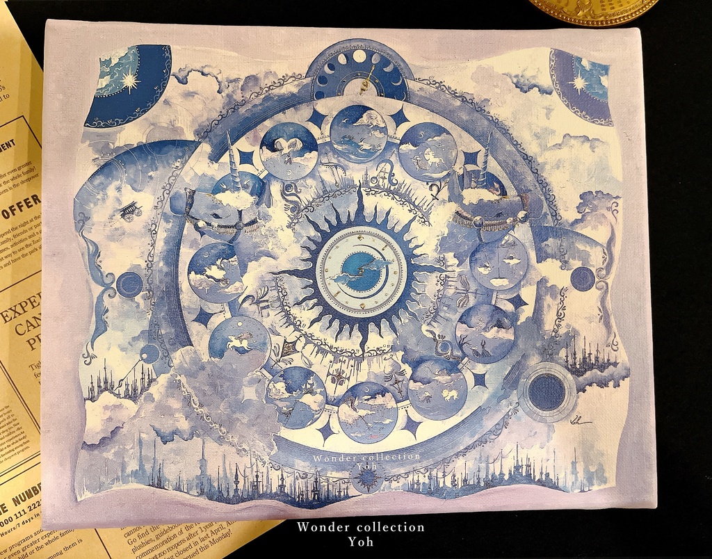 【- Radiance céleste-】複製キャンバス F3サイズ