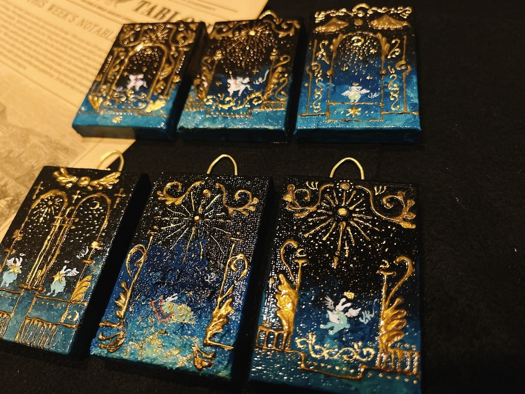 【原画】魔法カードのような縦長キャンバス〈Star gateシリーズ〉