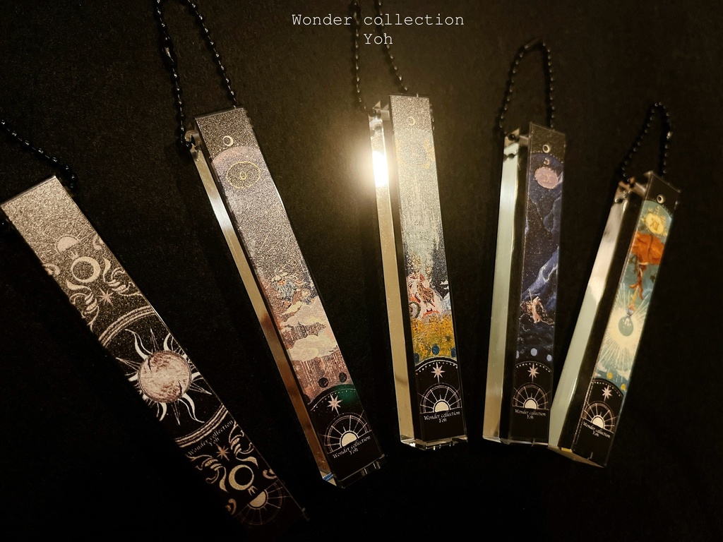 【予約販売品8/28〜9/1日まで予約販売】♔-Tarot room keychain-クリアキーホルダー♔