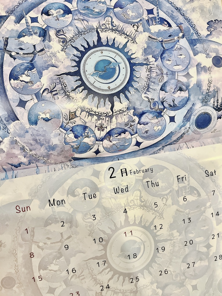 ♢2026年壁掛けカレンダー♢