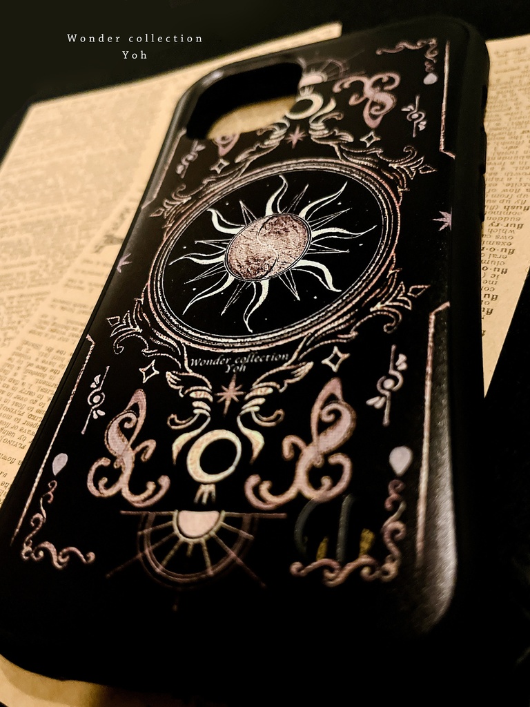 【衝撃に強いグリップケース】iPhoneケース〈タロットメインデザイン〉