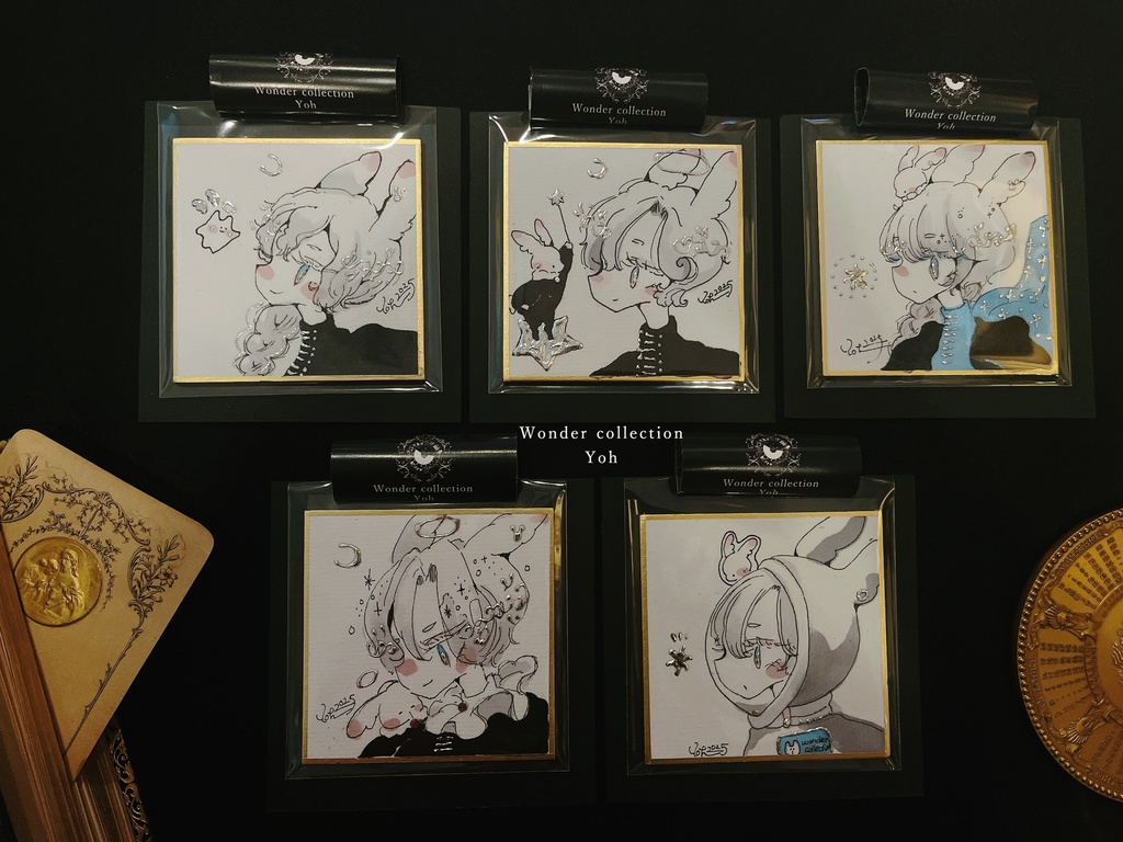 【原画】らびとのミニ色紙