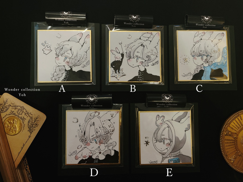 【原画】らびとのミニ色紙