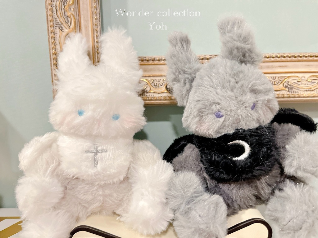 🐰---天使エルラビ・悪魔デビラビぬいぐるみ---🐰