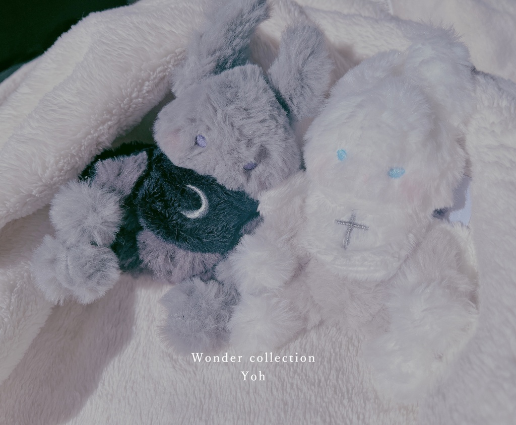 🐰---天使エルラビ・悪魔デビラビぬいぐるみ---🐰