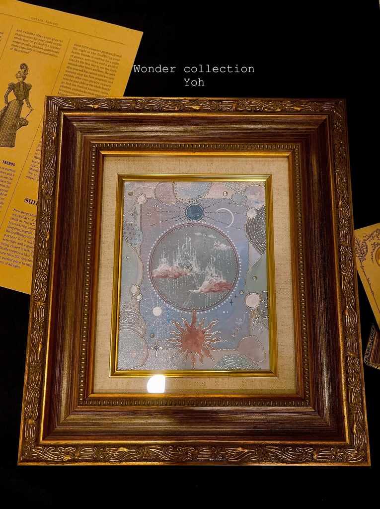 【原画】額入り原画--太陽のカケラ--