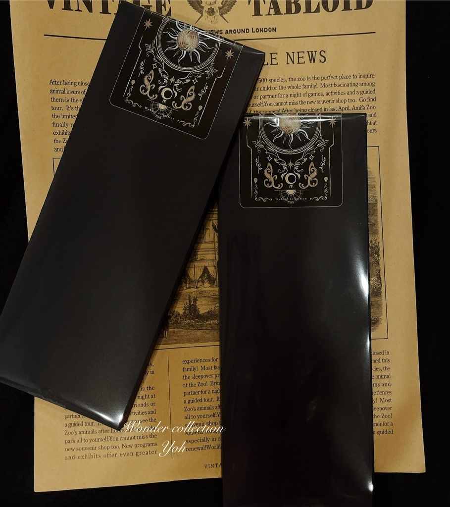 NEW 【タロットデザイン♢厚盛箔チケット風カード22枚セット】