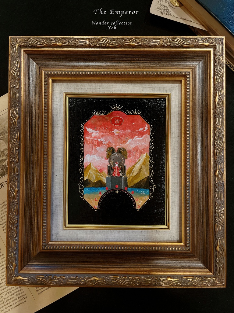 【原画】額入り原画--IV. The Emperor--