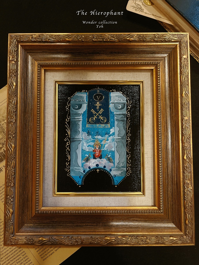 【原画】額入り原画--V. The Hierophant--