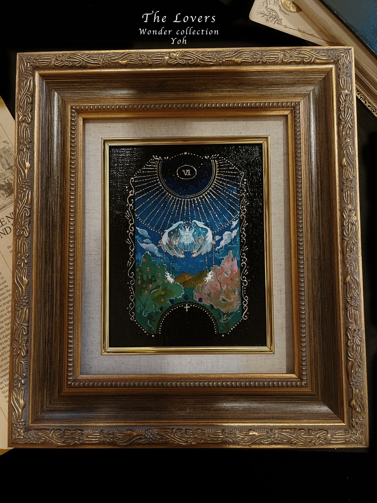 【原画】額入り原画--VI. The Lovers--