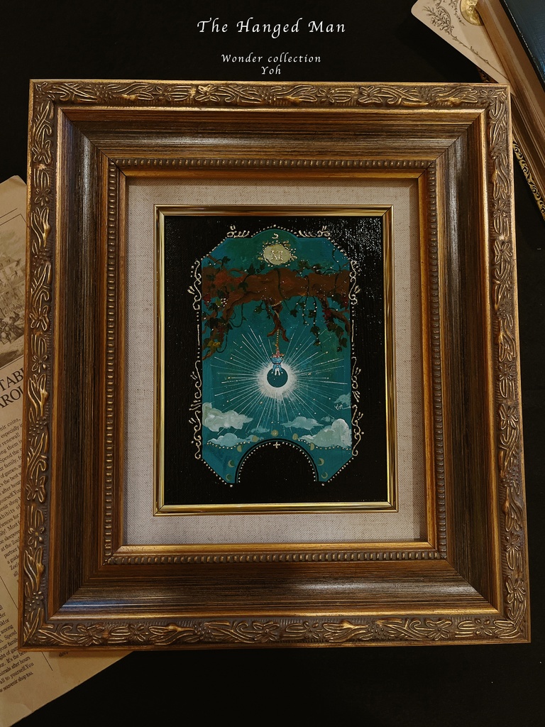 【原画】額入り原画--XII. The Hanged Man--