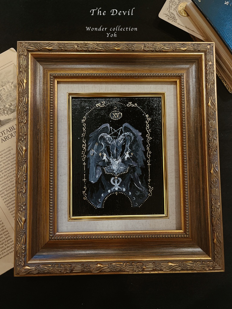 【原画】額入り原画--XV. The Devil--