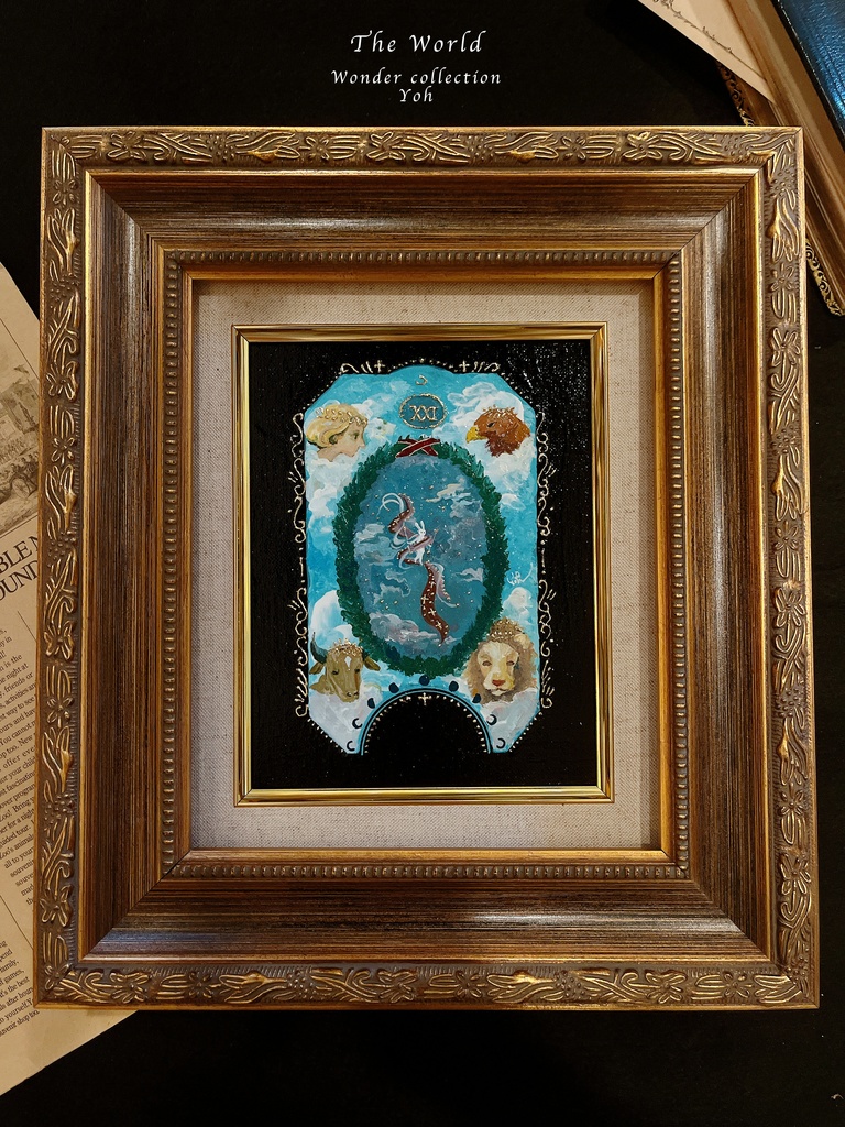  【原画】額入り原画--XXI. The World--