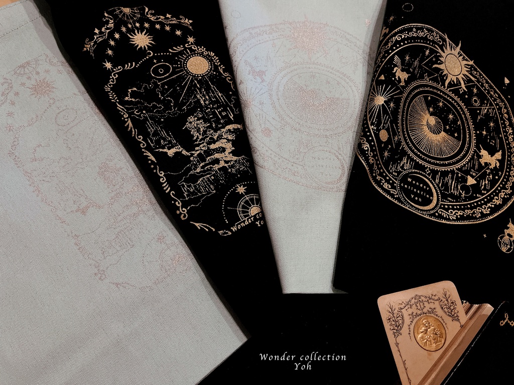 ♢トートバッグ〈ブラック/ライトブルー〉