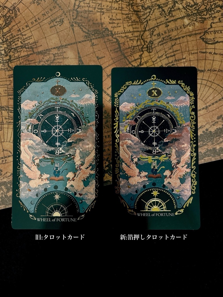 NEW⚜️箔押しタロットカード〈大アルカナ22枚セット〉⚜️