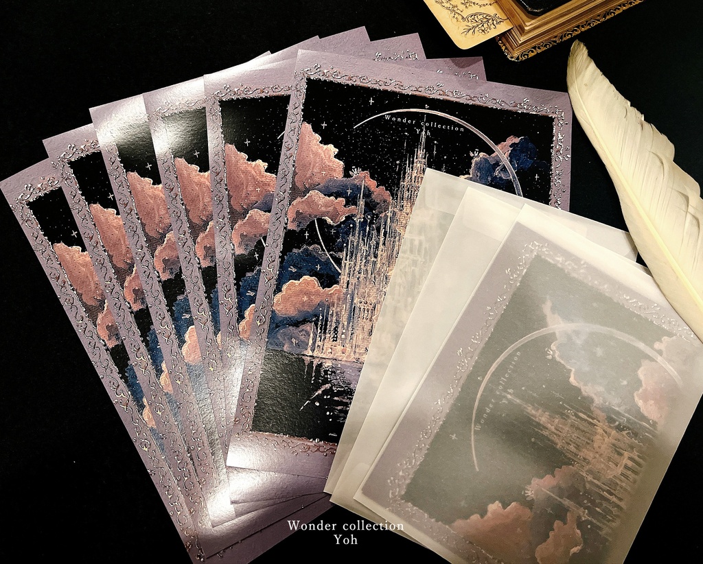 ♦︎レターセット♦︎繊月鏡
