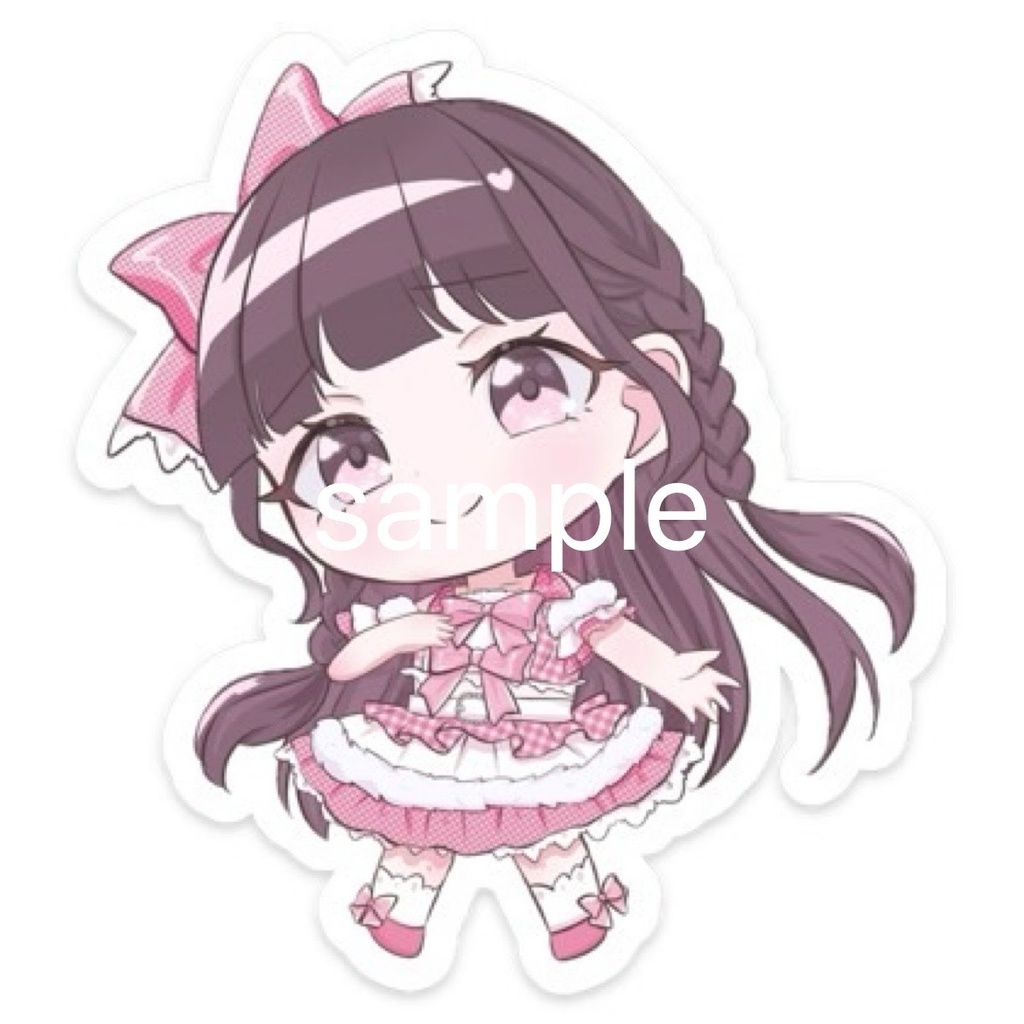 ちびにゃんステッカー(2023年生誕衣装)
