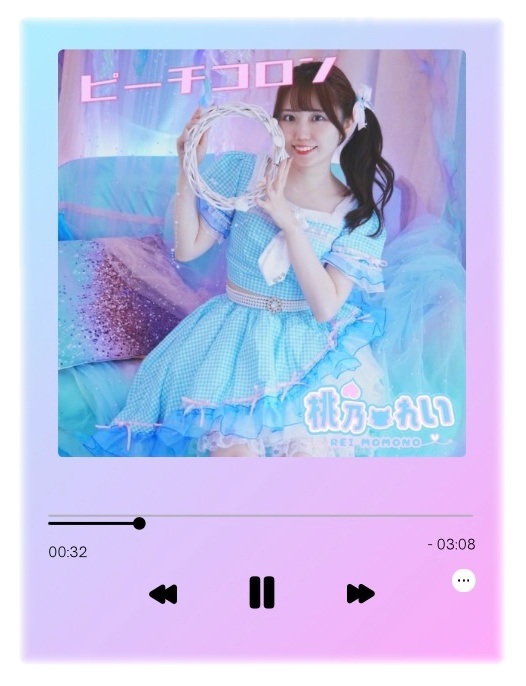 ピーチコロンリリース記念アクリルキーホルダー