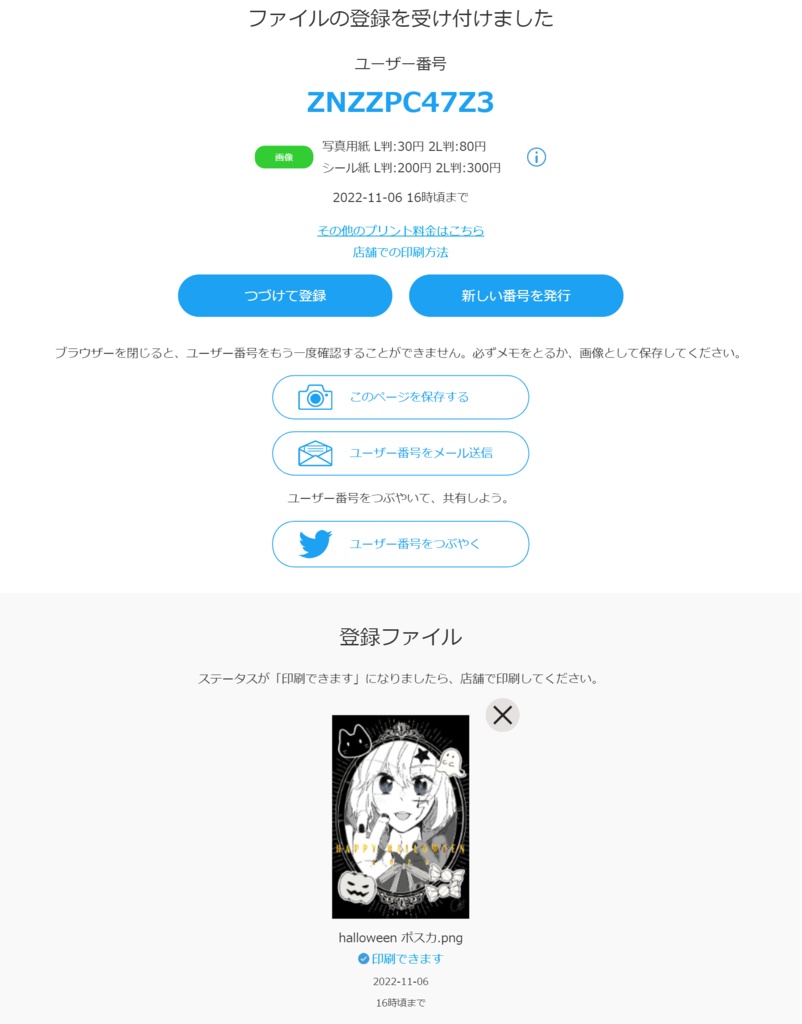 Gray Home Party!4 ハロウィンネットプリント(※印刷代だけ負担)