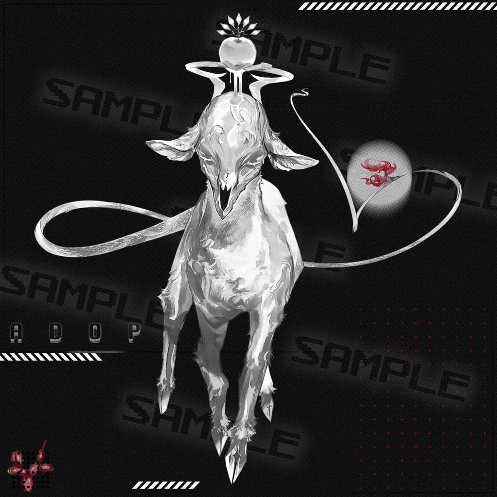 【立ち絵】6_表情3種+パーツ2点