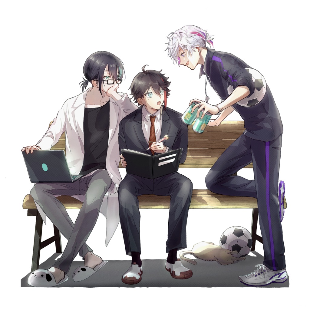 【非公式】メッシャーズ 学パロアクリルスタンド(学生ver./教師ver.)