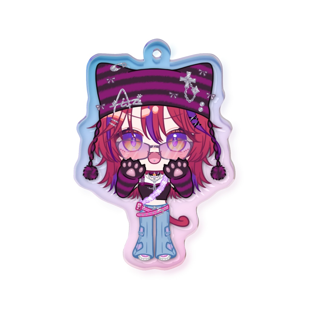 あずきねこSDオーロラアクリルキーホルダー各種