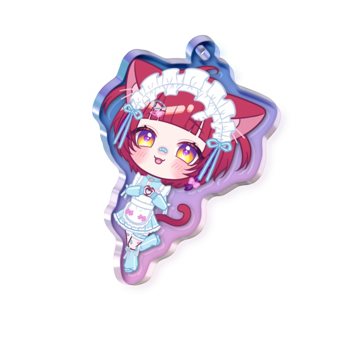 あずきねこSDオーロラアクリルキーホルダー各種