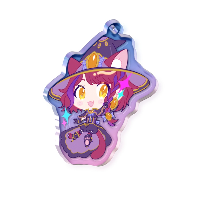 あずきねこSDオーロラアクリルキーホルダー各種