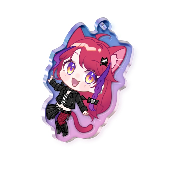 あずきねこSDオーロラアクリルキーホルダー各種