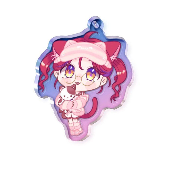 あずきねこSDオーロラアクリルキーホルダー各種