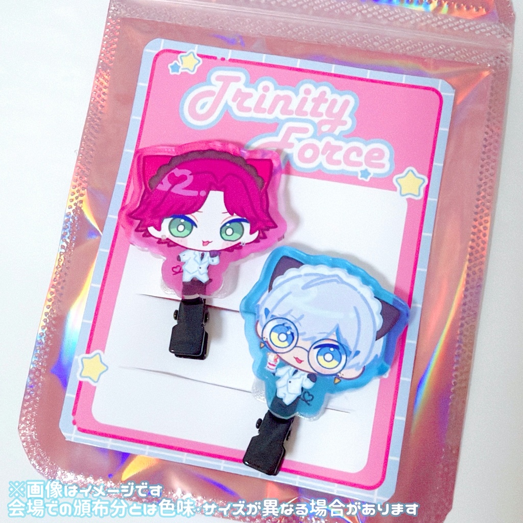 【6月以降発送】ヘアクリップ とりにてぃ〜ふぉ〜す