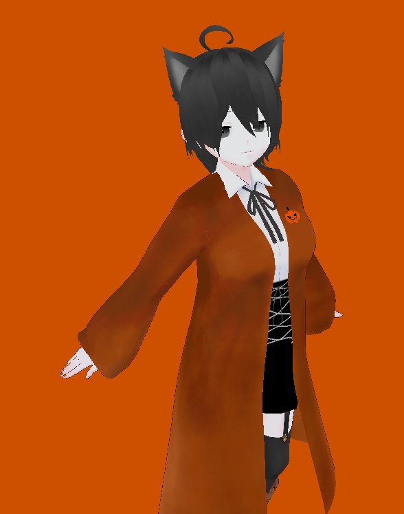 『VRoid』ハロウィンコート