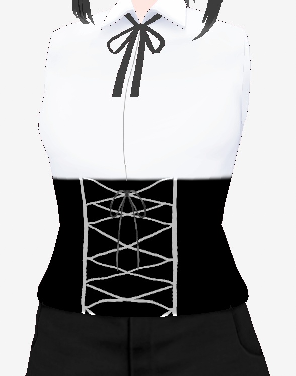 【VRoid】コルセットトップス(無料)