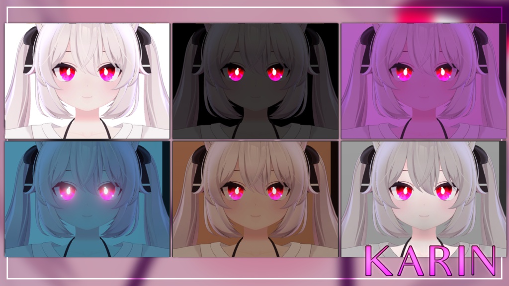 [VRChat] Crystal Eyes for 竜胆 (Rindo) カリン用 (Karin) - Hitsuu's Den - BOOTH