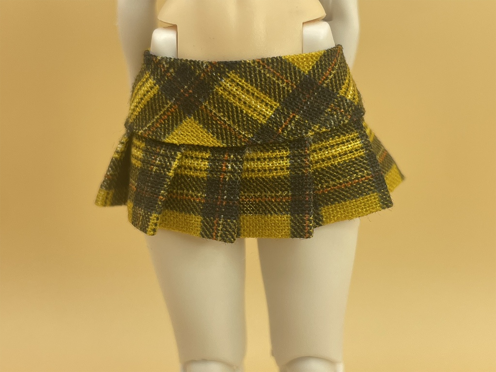 チェック柄ミニスカート