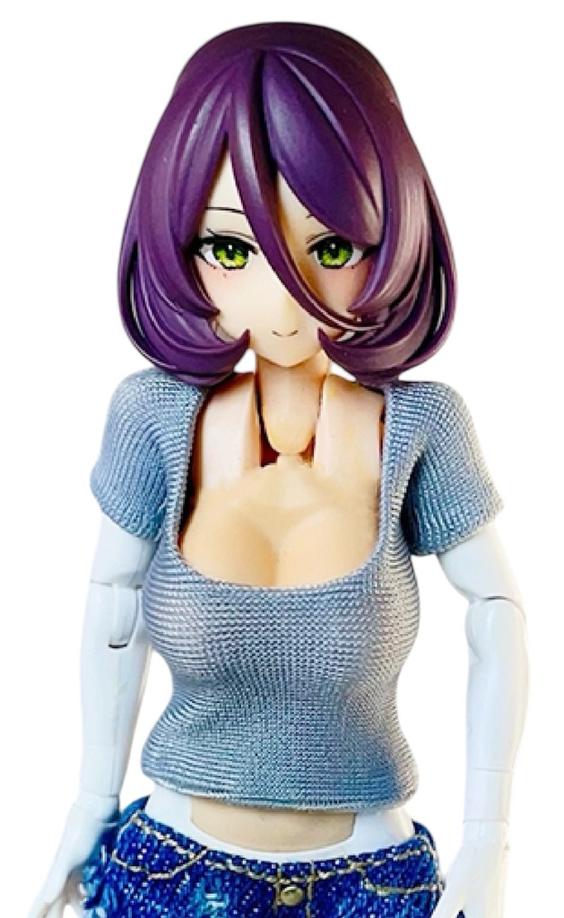 魅惑の伸びるUネックTシャツ